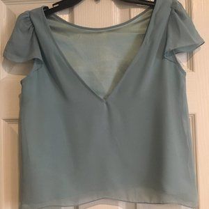 Blue bridesmaid top (separates)